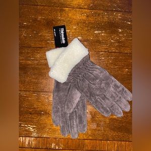 Women’s Brown suede leather gloves - NWT